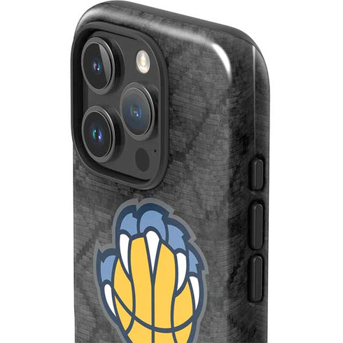 NBA Memphis Grizzlies Dark Rust iPhone 16 Pro Impact Case